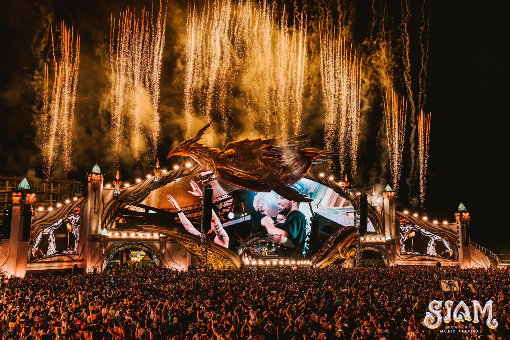 Siam Songkran festival Bangkok 2026